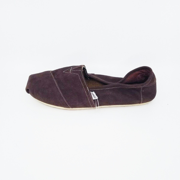 Toms Alpargata Classic Suede Brown Slip On - Picture 2 of 8